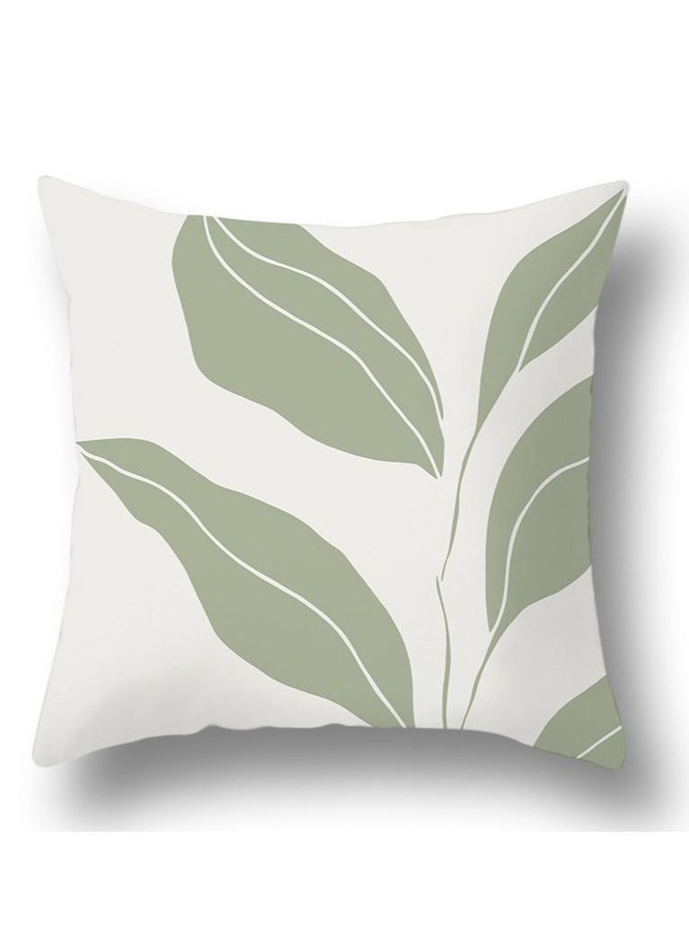 Y&D Green abstract geometric print pillowcase pillow cover 45*45cm 