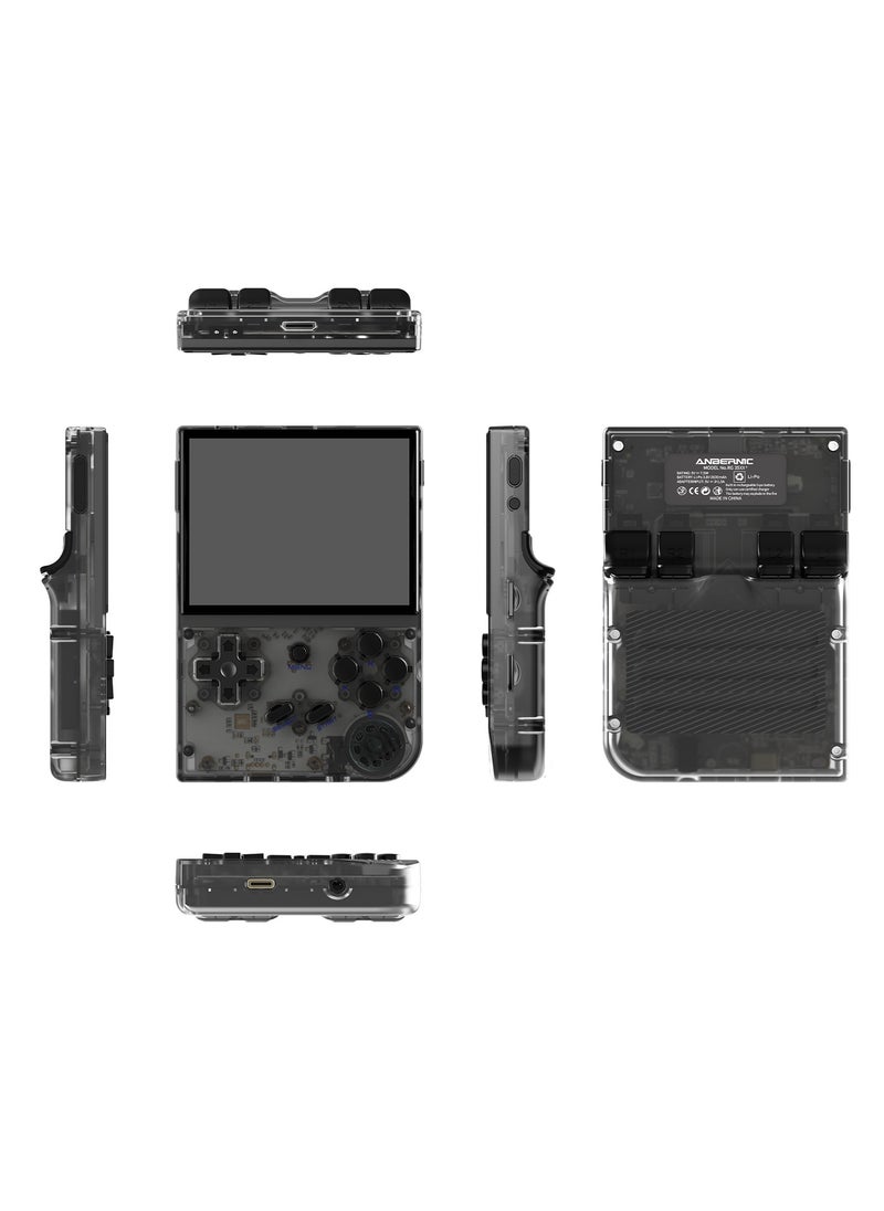 ANBERNIC  - ANBERNIC RG35XX 2024 New Retro Handheld Game Console Linux System HDTV Output 3.5 Inch IPS Screen 64G TF Card 5500+ Classic Games 2600mAh Battery Black - Image 1
