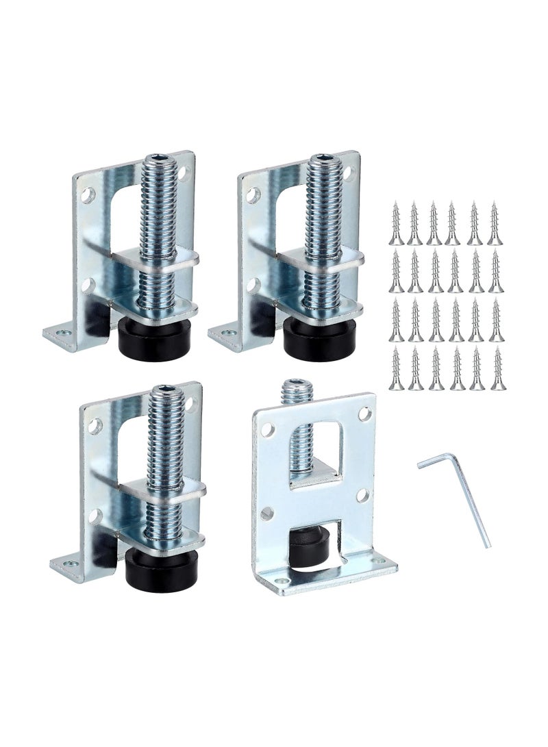 Excefore Heavy Duty Adjustable Furniture Leveler Feet, 4pcs M10 Furniture Leveling Legs, Leg Leveler, for Furniture, Table, Cabinets and Workbench - Image 1