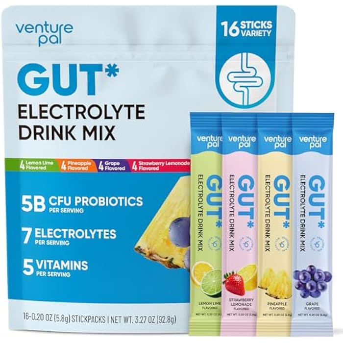 Venture Pal Gut Health Supplement and Electrolytes Powder - Variety-R1 - Image 1