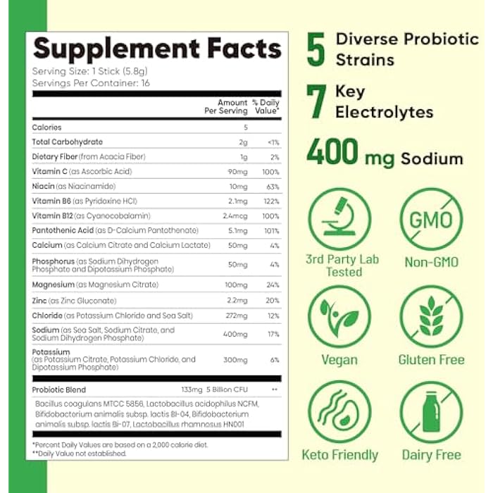 Venture Pal Gut Health Supplement and Electrolytes Powder - Variety-R1 - Image 2