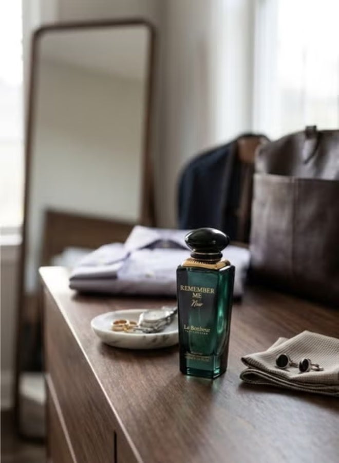 Le Bonheur Perfumes, Remember Me Noir, Eau De Parfum, 100ml, Luxury Unisex Perfume, Long Lasting Fragrance, Aromatic Fougere Scent, Pineapple, Banana, Grapefruit, Lavender, Geranium, Orange Blossom, Vanilla, Tonka Bean, Oakmoss, Premium Perfume, Daily Wear, Gift - Image 3