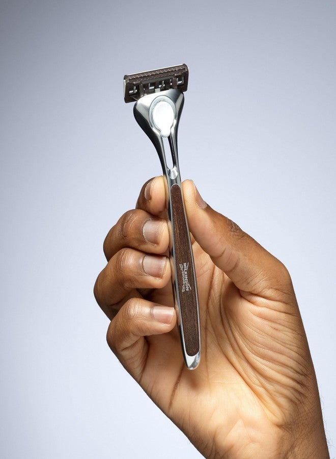 Wilkinson Sword Quattro Vintage Edition Men's Razor with 5 Blades - Image 4