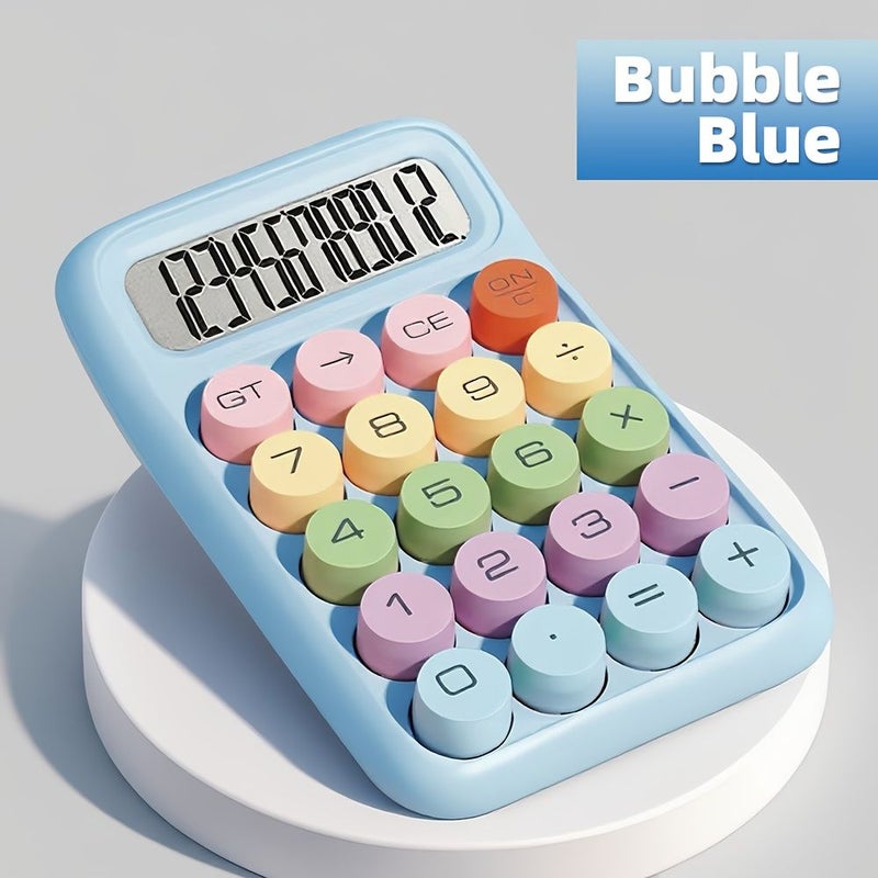 1pc Dopamine Glow Calculator Jam Purple High Saturation Sunburst Matte Anti Fingerprint Viral Math Gadget Back to School Essential - Image 1