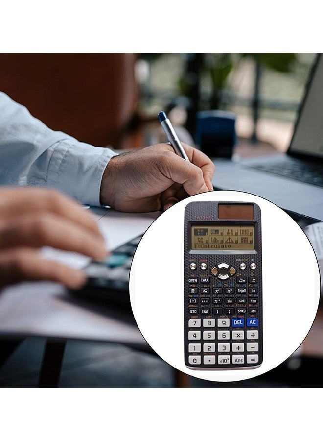 الآلة الحاسبة العلمية مع ميزات 552 المتقدمة - الطاقة الشمسية والبطارية ، متعددة الوظائف ، المدرسة الثانوية والرياضيات الجامعية ، المثلثات ، الإحصاءات ، الجبر ، المتانة ، العرض الكبيرة - Image 4