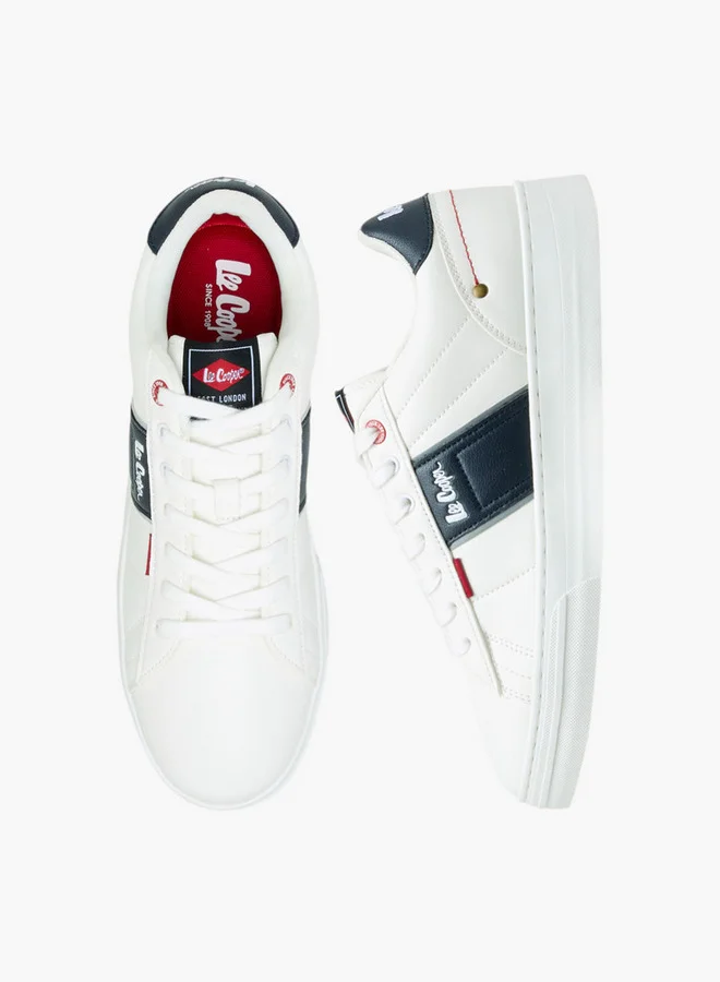 Men's Panelled Lace-Up Sneakers
