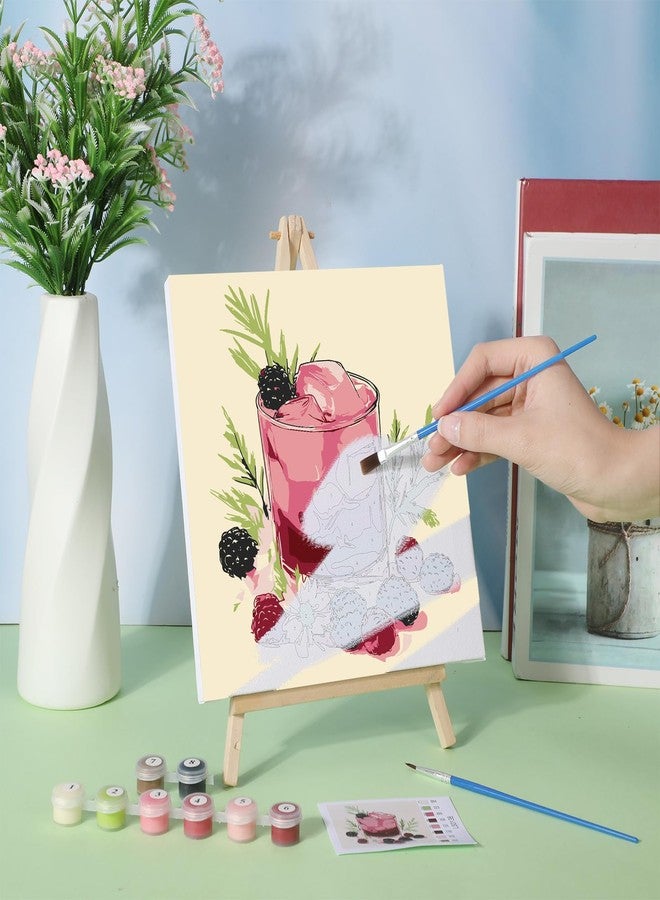 نيزيو مجموعة نيزيو للرسم بالأرقام (12 قطعة) مع إطار، مناسبة للمبتدئين من البالغين، لوحة رسم أكريليك يمكنك صنعها بنفسك، مثالية لحفلات الرسم، وأنشطة الصف الدراسي، وهدايا أعياد الميلاد، مقاس 8 × 8 بوصة - Image 5