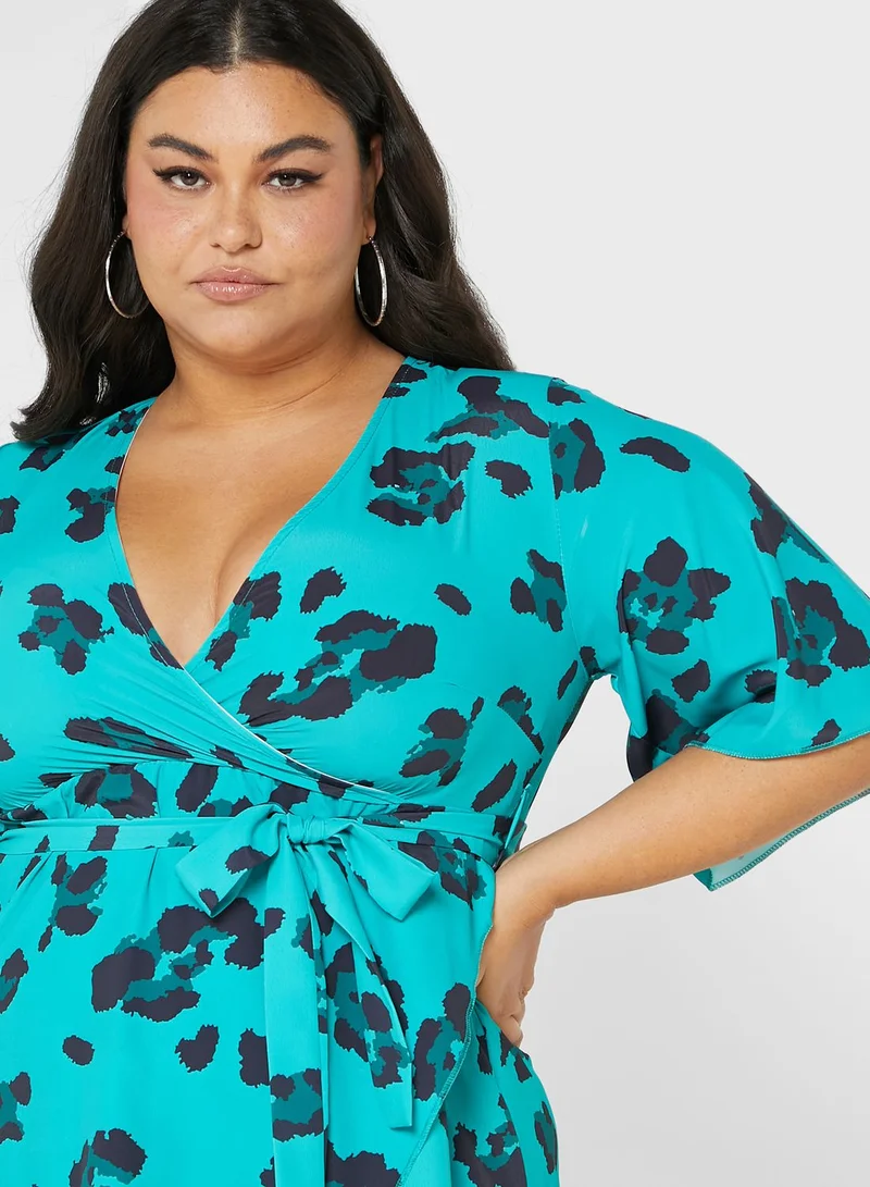 Yours Clothing Leopard Print Dress