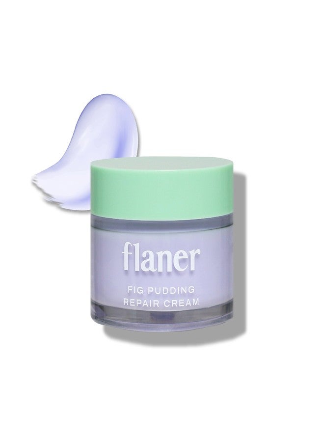 FLANER Fig Pudding Barrier Repair Cream – 11x Hyaluronic Acid Moisturizer Cream, Barrier Care, Ceramide, Hydration and Barrier Strengthening, Vegan, Korean Skincare, Dry & Sensitive Skin, 1.69 fl.oz - Image 1