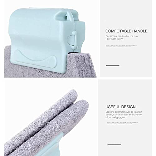 ARUZEN Combo of Window Groove Frame Cleaning and Window Slot Keyboard Dust Cleaning Brushes with Mini Dustpan (Multicolor) - Image 5