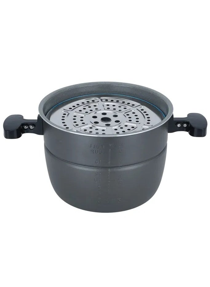 EDISON - Edison Electric Pressure Cooker Pro Granite Hand Bowl 8 Liter 1200 Watt - Image 1