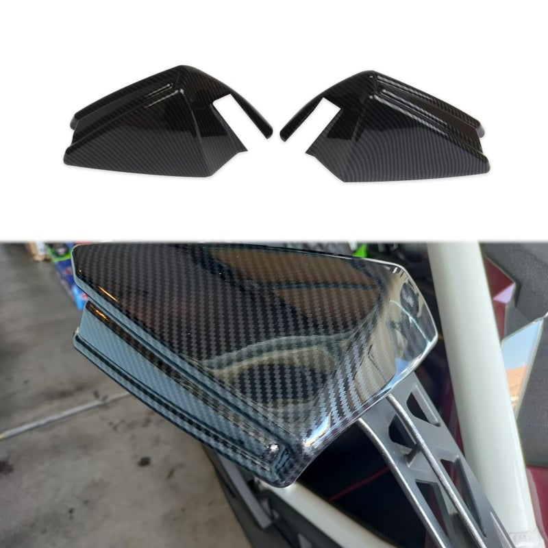 Fewshaw Side Rearview Mirror Guard Cover Molding Trim For Polaris Slingshot 20152025 mirror covercarbon fiber