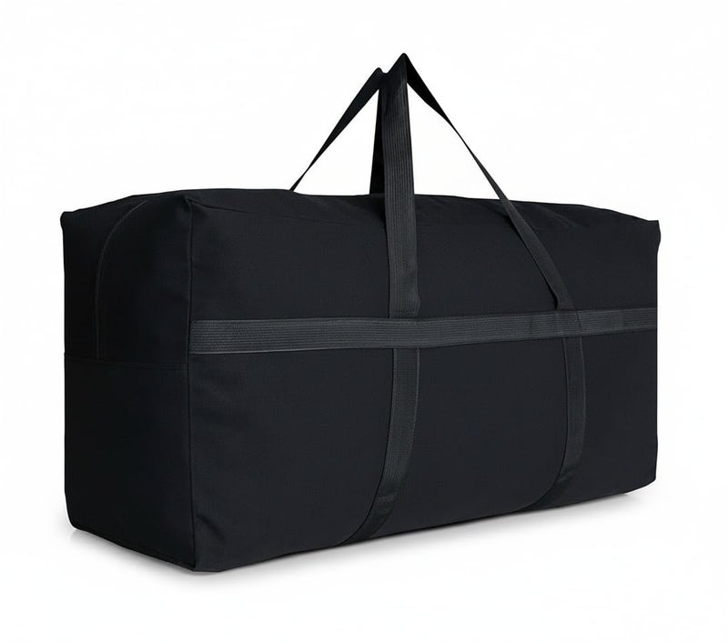 DoYiKe Extra Large Canvas Storage Duffle Bag with Zippers and Handles Big Foldable Duffle Bag for Travel 42x23x135Inch - Image 2