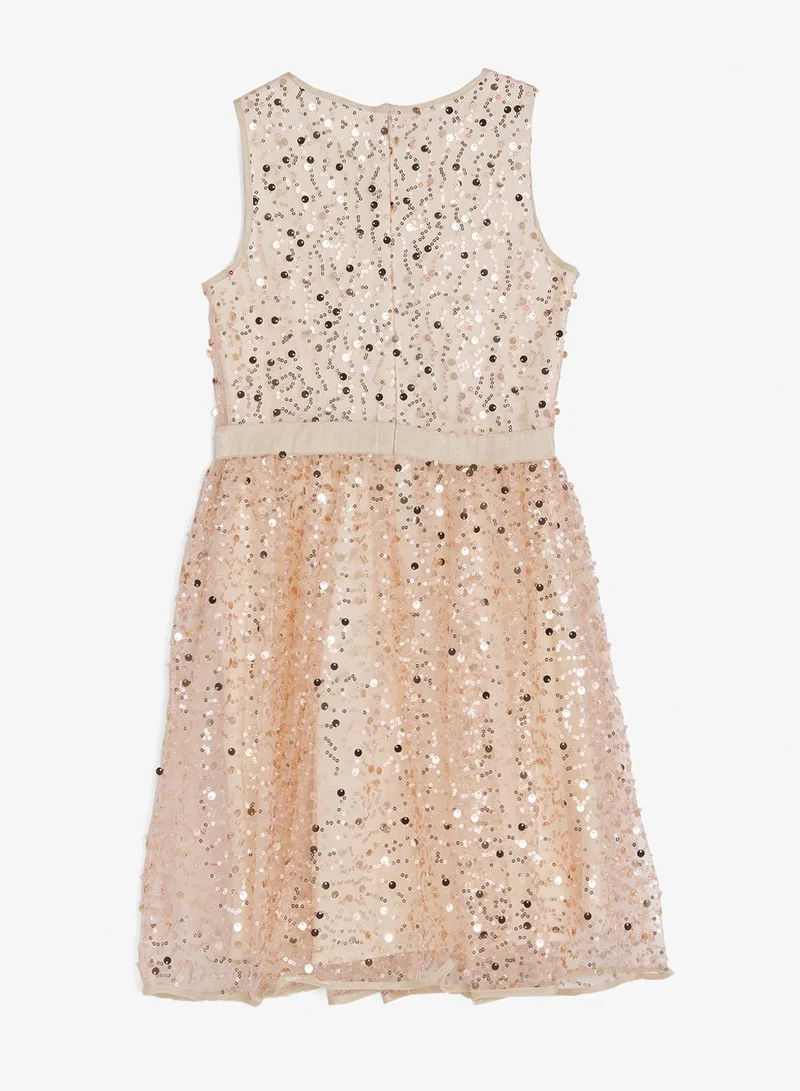 GUESS  Youth Sequin Sleeveless Midi Dress for Women | Best Price UAE