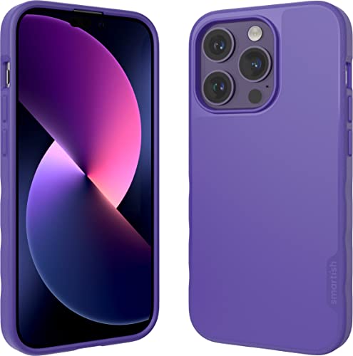 Smartish iPhone 14 Pro Slim Case Gripmunk Compatible with MagSafe Lightweight Protective Thin Grip Cover with Microfiber Lining Youre Just Jelly - Image 1