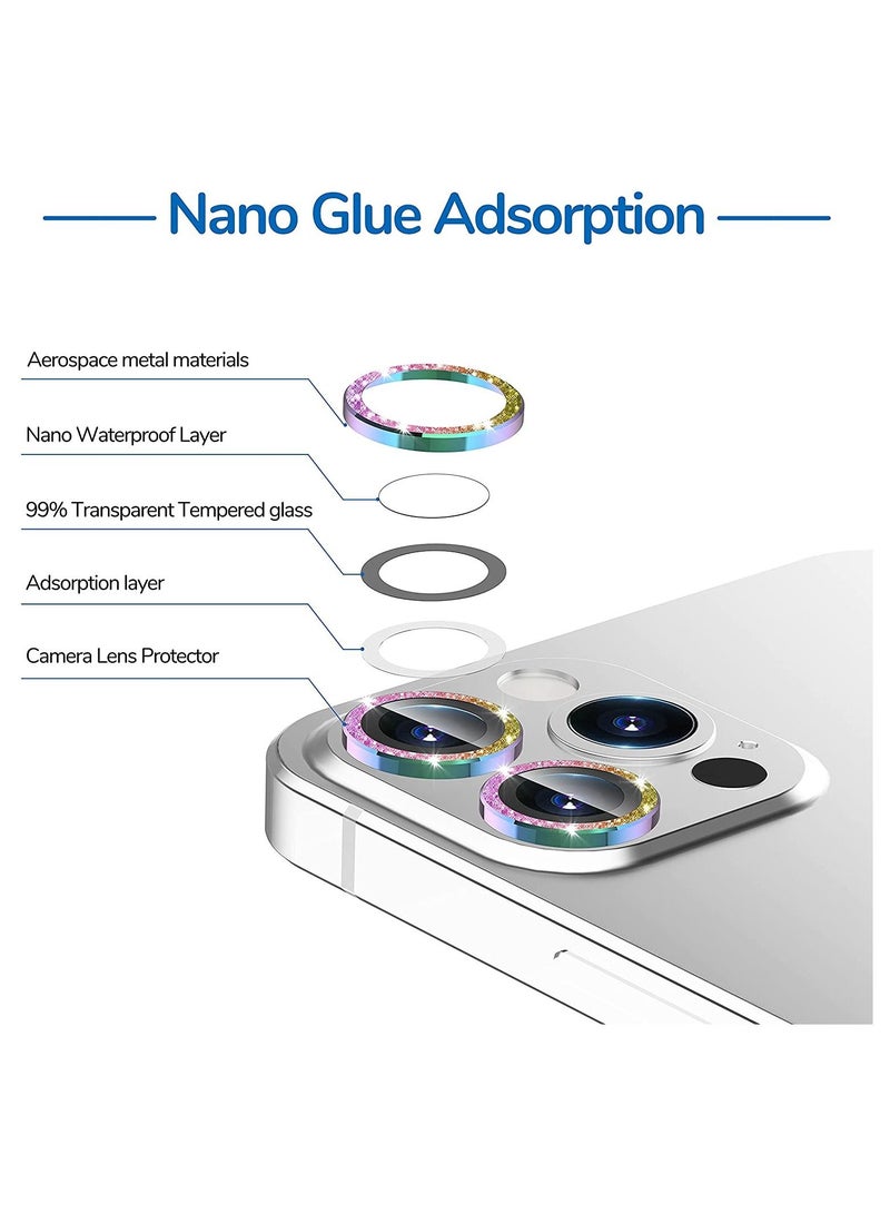 Theodor 3-Piece Tempered Glass Camera Screen Protector For Apple iPhone 12 Pro Max 6.7 Inch - Image 4