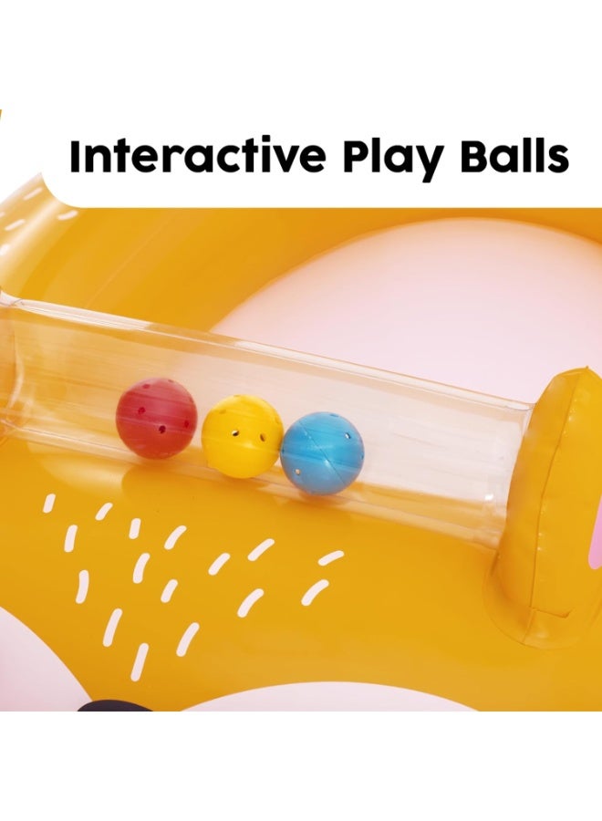 بست واي Bestway Inflatable Pontoon with roof BOAT FOX with bottom Moving balls 94cm x 66cm - No: 34168 - Image 5