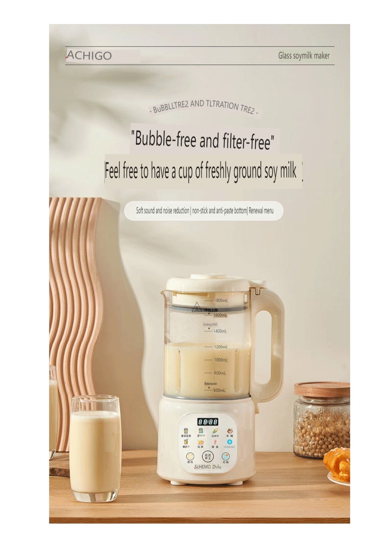 CHIGO Soybean milk machine multi-function heating wall breaker household soft tone large capacity juice extractor 1000 ml 12 knives, hot and cold drinks, baby food - Image 4