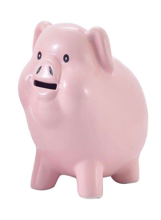 PIG WORLD Ceramic Pig Piggy Bank for Adults Must Break to Open,Girls Coin Bank for Boys,Money Box for Cash Gift,Tip Money Jar,Alcancias De Dinero para Adultos Niños,Cash Saving,Modern Home Decor Living Room - Image 1