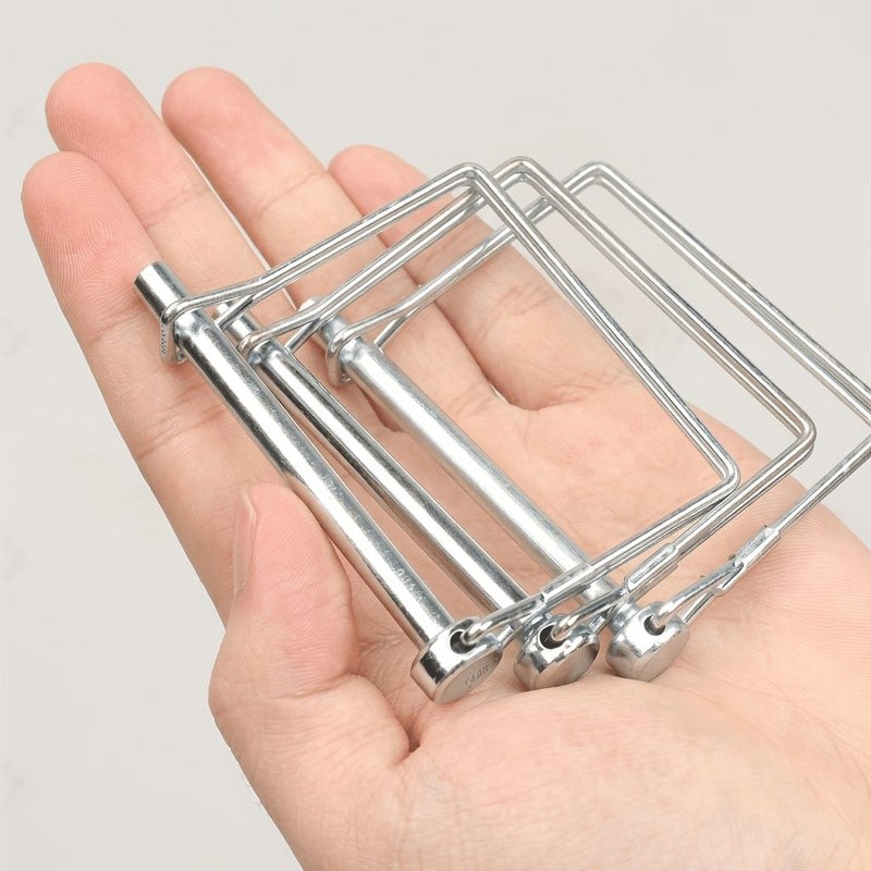 10pcs Heavy Duty Pto Shaft Locking Pin Quick Release Coupler Square Wire Lock - Image 3