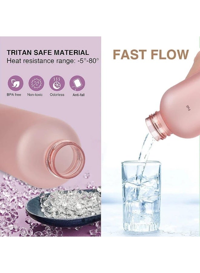 زجاجة مياه سعة 1 لتر، زجاجة مياه رياضية محمولة من البلاستيك بسعة كبيرة للبالغين والفتيات والأولاد والرياضات الخارجية والتسلق والتخييم والجري والصالة الرياضية والمشي لمسافات طويلة - Image 5