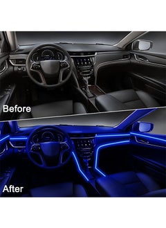 Garlo Interior Car LED Strip Lights with Wireless APP and Remote Control, RGB 5 in 1 Ambient Lighting Kits with 6m Fiber Optic, 16 Million Colors Car Neon Lights, Sync to Music  - Image 5