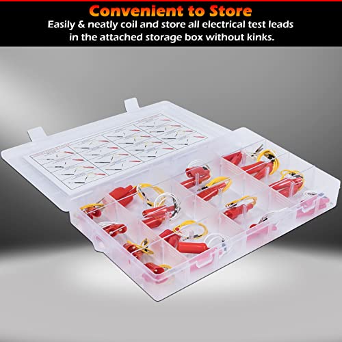 Bonbo 5299367 Test Lead Kit 16 Pieces Electrical Testers Wire Connectors Cables Set for Cummins Circuit Connection/Experiment - Image 4