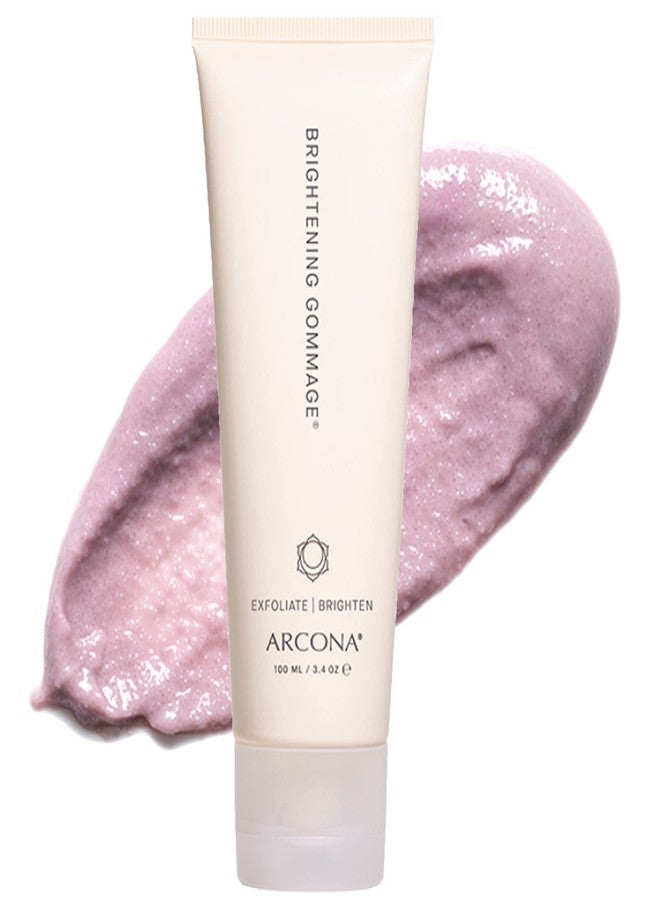 ARCONA Brightening Gommage - Exfoliate + Brighten with Jojoba Beads, Zeolite + Antioxidant Rich Blueberry + Cranberry Extracts - Made In The USA - Image 1
