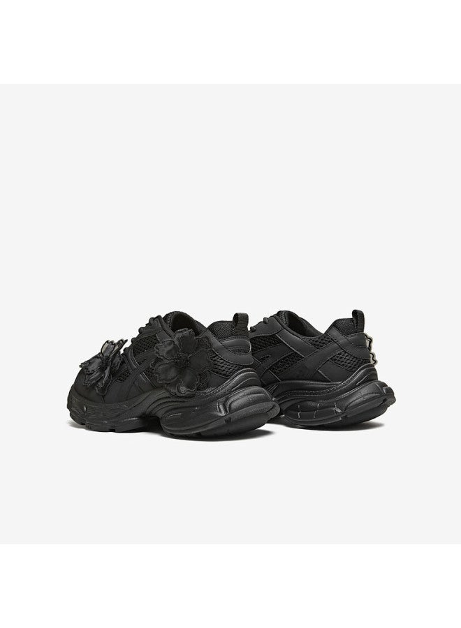 Tata Spring Mall Fashion Casual Versatile Women's Dad Sneakers Black Size 38 - Image 2