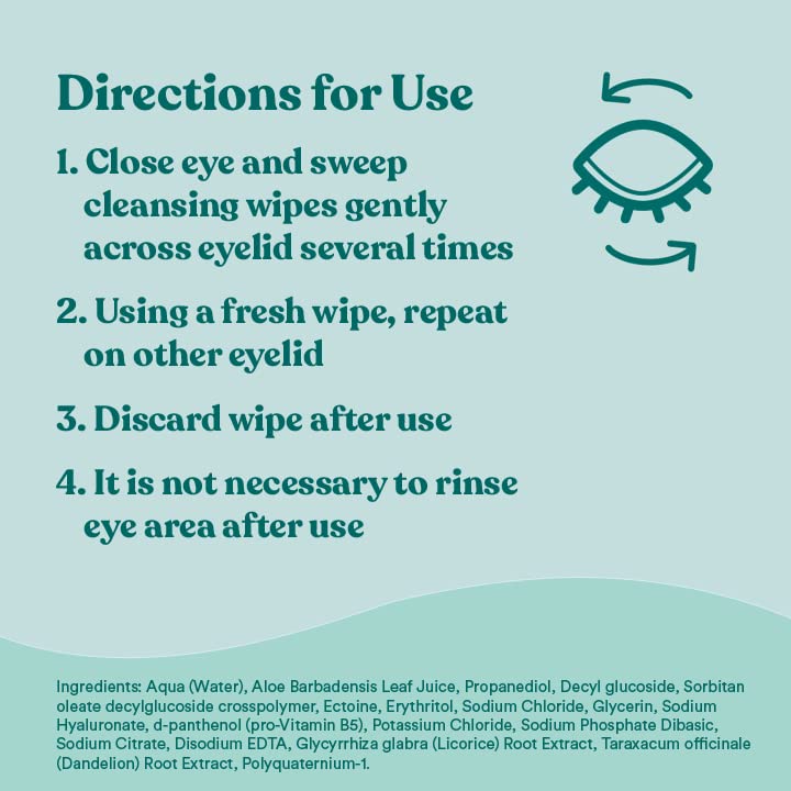 Biotrue Micellar Eyelid Cleansing Wipes, Fragrance-Free Eyelid Care for Dry, Irritated Eyes, Gently Cleanses, Hydrates & Soothes Eyelids, Moisturizing Eye Wipes for Daily Use, 30 Wipes (Pack of 1) - Image 5