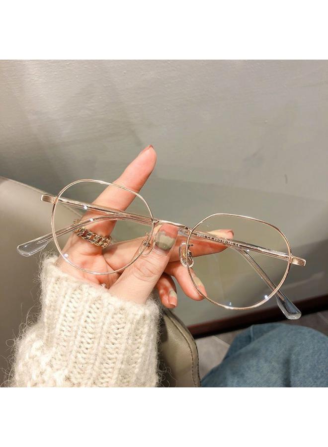 Generic Little Red Book Suitable For Small Face Multilateral Myopia Frame Female Small Frame Anti-blue Light Radiation Eye Frame For Students 