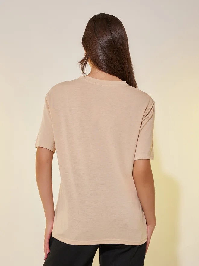 Styli Styli Graphic Printed Regular Fit T-Shirt
