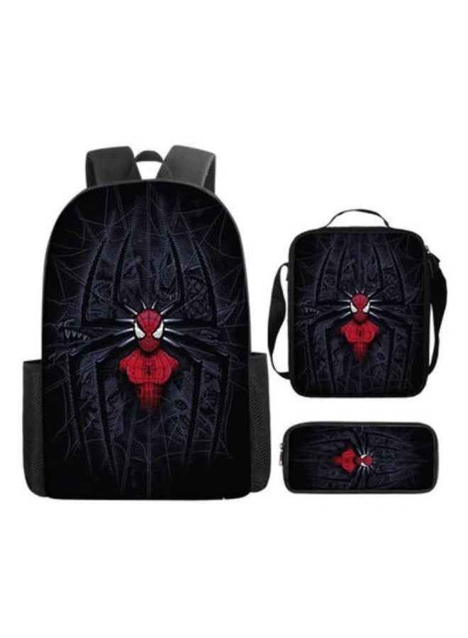 general New Backpack School Bag for Primary and Secondary School Students Large Capacity Anime Cartoon Backpack Lunch Bag,Z27 - Three-piece backpack