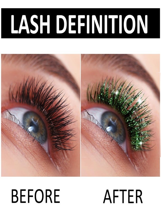 بوبين ماسكارا بوبين اللامعة، ماسكارا براقة بألوان زاهية للرموش، تدوم طويلاً ومقاومة للماء، تطيل الرموش وتكثفها، مثالية للحفلات وحفلات الزفاف. - Image 3