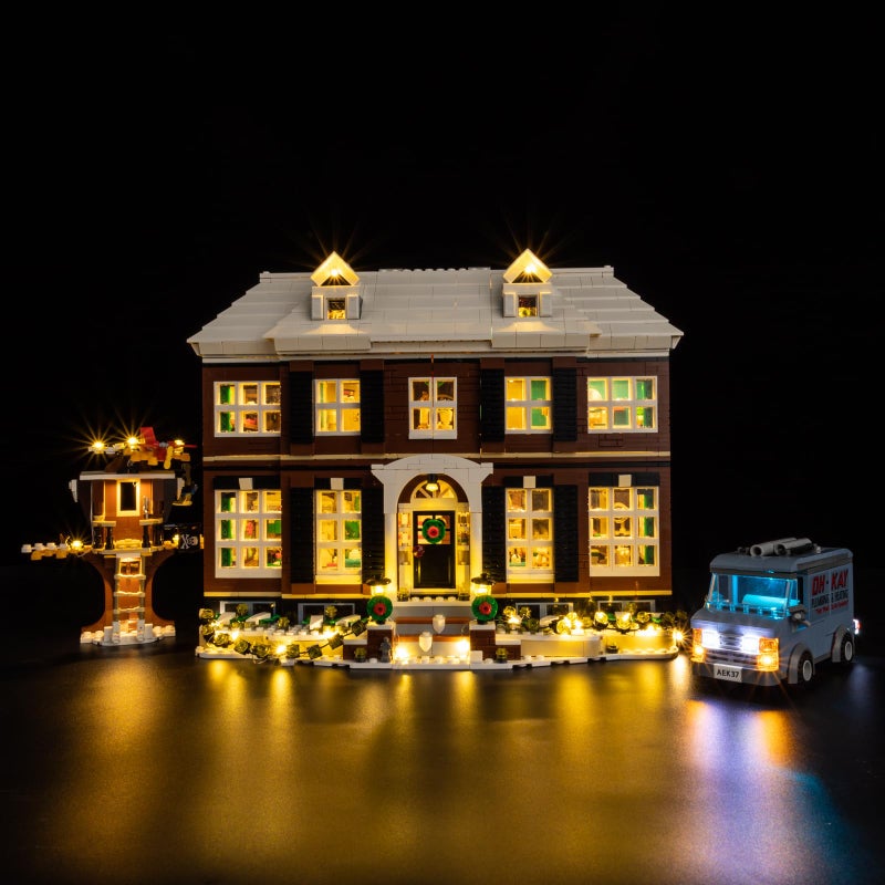 Nitemode LED Light Kit Compatible with Lego Home Alone House 21330 Upgraded Layered Lighting Design Accessories for Display JUST Lights - Image 3