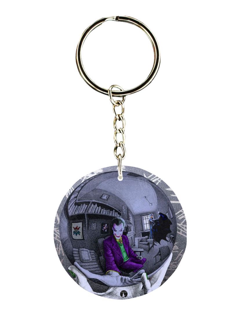 RKN Double Sided Joker Printed Keychain