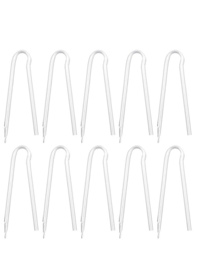 Tingoton 10 PCS Hearing Aid Tubes, Soft Flexible PVC BTE Earmold Hearing Aid Tube, R Type Lightweight Hearing Aid Tubing Replacement Transmitting Clear Sound per Most Hearing Aids (3.1x2.0mm)  - Image 1