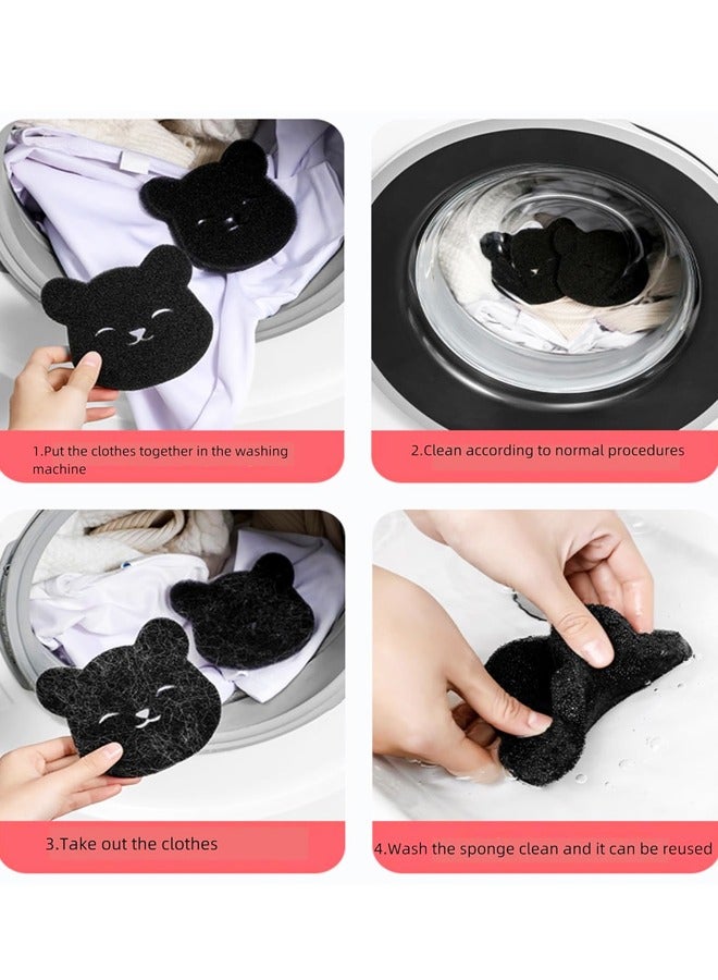 6 PCS Reusable Hair and Lint Catcher, Wet and Dry Use Pet Hair Catcher,for Washer Dryer Bedding Clothes - Image 3