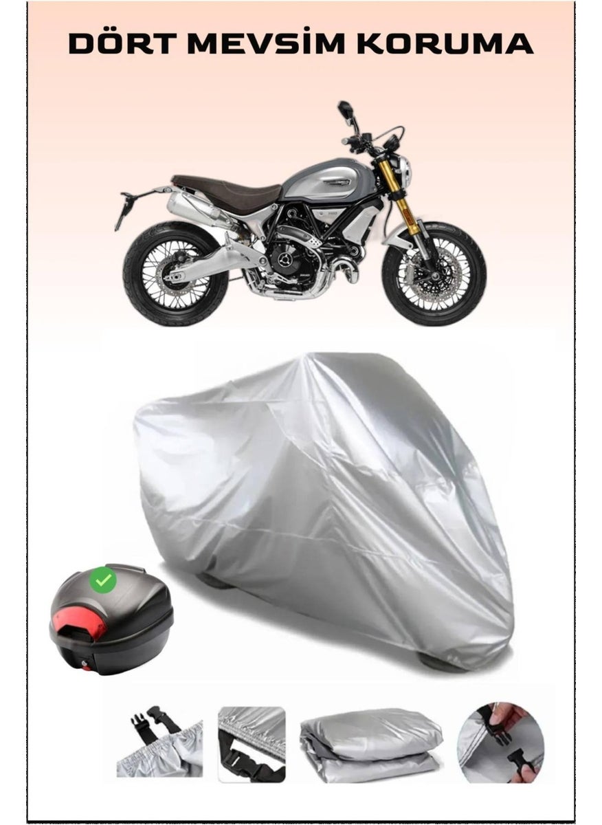 Breen - Ducati Scrambler 1100 Special Rear Bag Compatible Motorcycle Canvas Waterproof Durable Fabric - Image 1