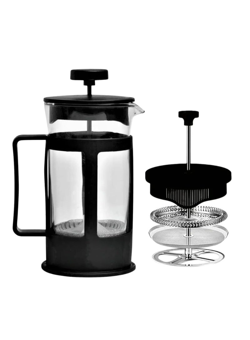 إيباسكت ماكينة تحضير القهوة الفرنسية المحمولة 600 مل، أسود/شفاف، 600 مل - Image 2