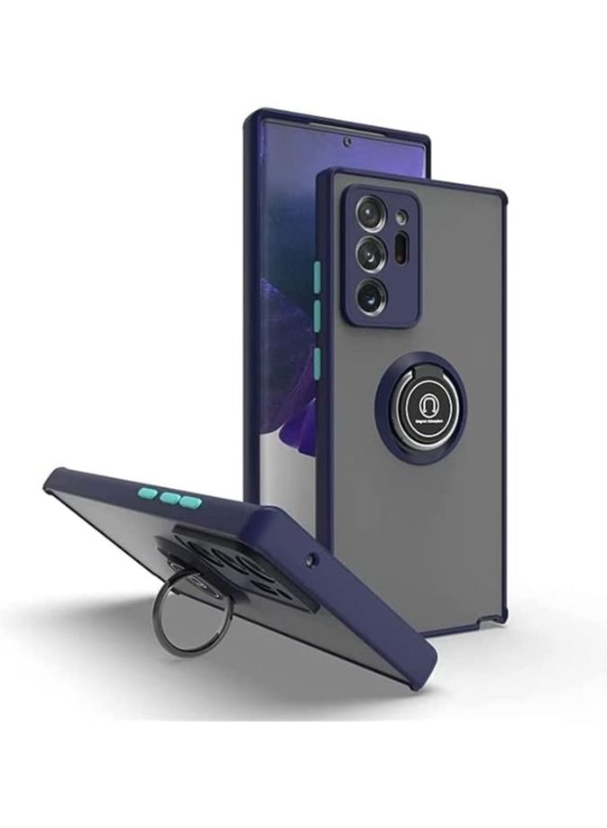 Samsung Galaxy Note 20 Ultra Case, Military Grade Heavy Duty Protection Phone Case Drop Tested Cover with Magnetic Ring Kickstand for Galaxy Note 20 Ultra Blue