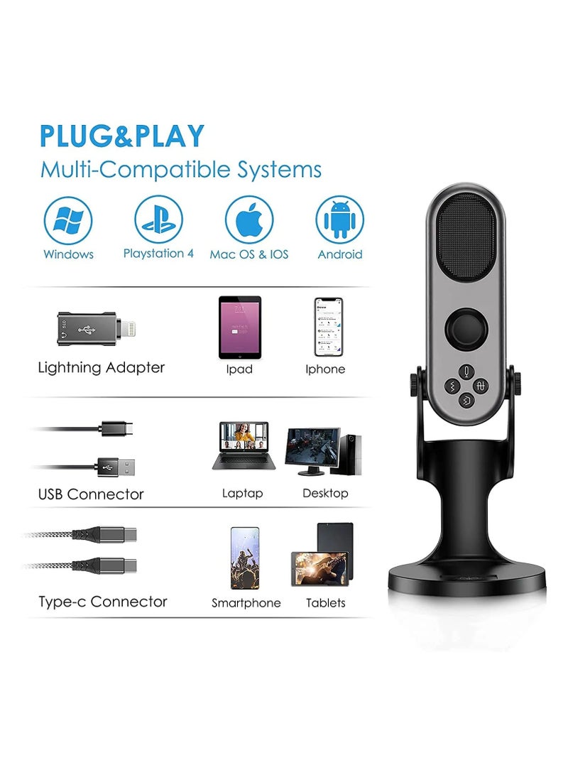 Jmary MC-PW7 USB Microphone Professional Voice Recorder - Image 1
