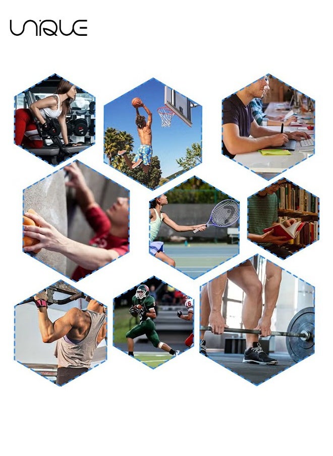 Unique - 2PCS Finger Support Splint, Adjustable Aluminium Alloy Support, for Sport Injuries, Joints Pain, Finger Splint for Children and Adults with Velcro (Black) - Image 1