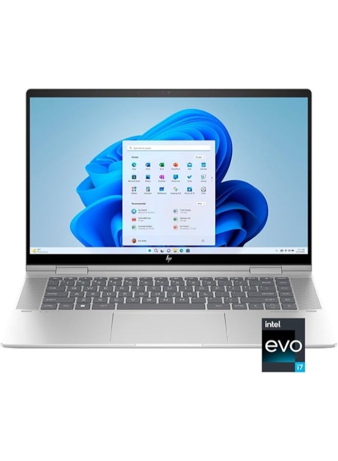 HP لابتوب إنفي 2 في 1 بشاشة مقاس 15.6 بوصة، ومعالج كور i7-1355U/ وذاكرة الوصول العشوائي سعة 16 جيجابايت/ ومحرك أقراص SSD سعة 1 تيرابايت/ وبطاقة رسومات Intel Iris XE/ ونظام التشغيل Windows 11 - Image 4