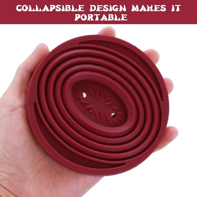 Bukela Pour Over Coffee Maker Collapsible Pour Over Coffees Dripper Portable Camping Coffee Maker Reusable Silicone Pours Over Coffees Filter For Backpacking Camping Home Office - Image 5