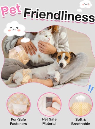 Disposable Dog Diapers Female with Wetness Indicator, Disposable Doggie Diapers for Female Dogs in Heat, Super Absorbent Puppy and Kitten Doggie Diapers Female Size : S Recommend weight: 3-5kg - view 2