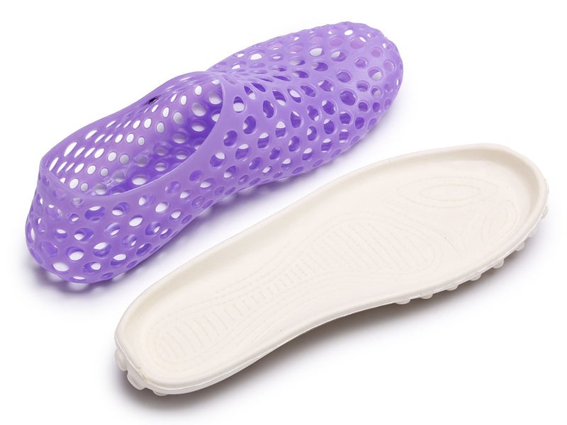 clapzovr Water Shoes Women Sandals Shower Swim Pool Beach River Shoes Aqua Comfort Garden Clogs New Purple 9 US - Image 4