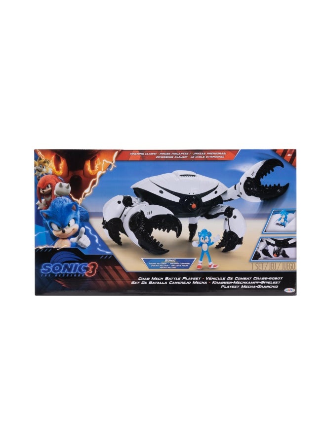 SONIC - Sonic the Hedgehog 3 Crab Mech Battle Playset - Image 1