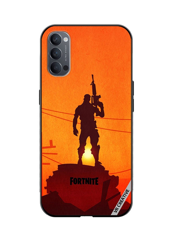 VR CREATIVE Protective Case Cover For Oppo Reno4 Pro 5G Fortnite Dave Design Multicolour - Image 1