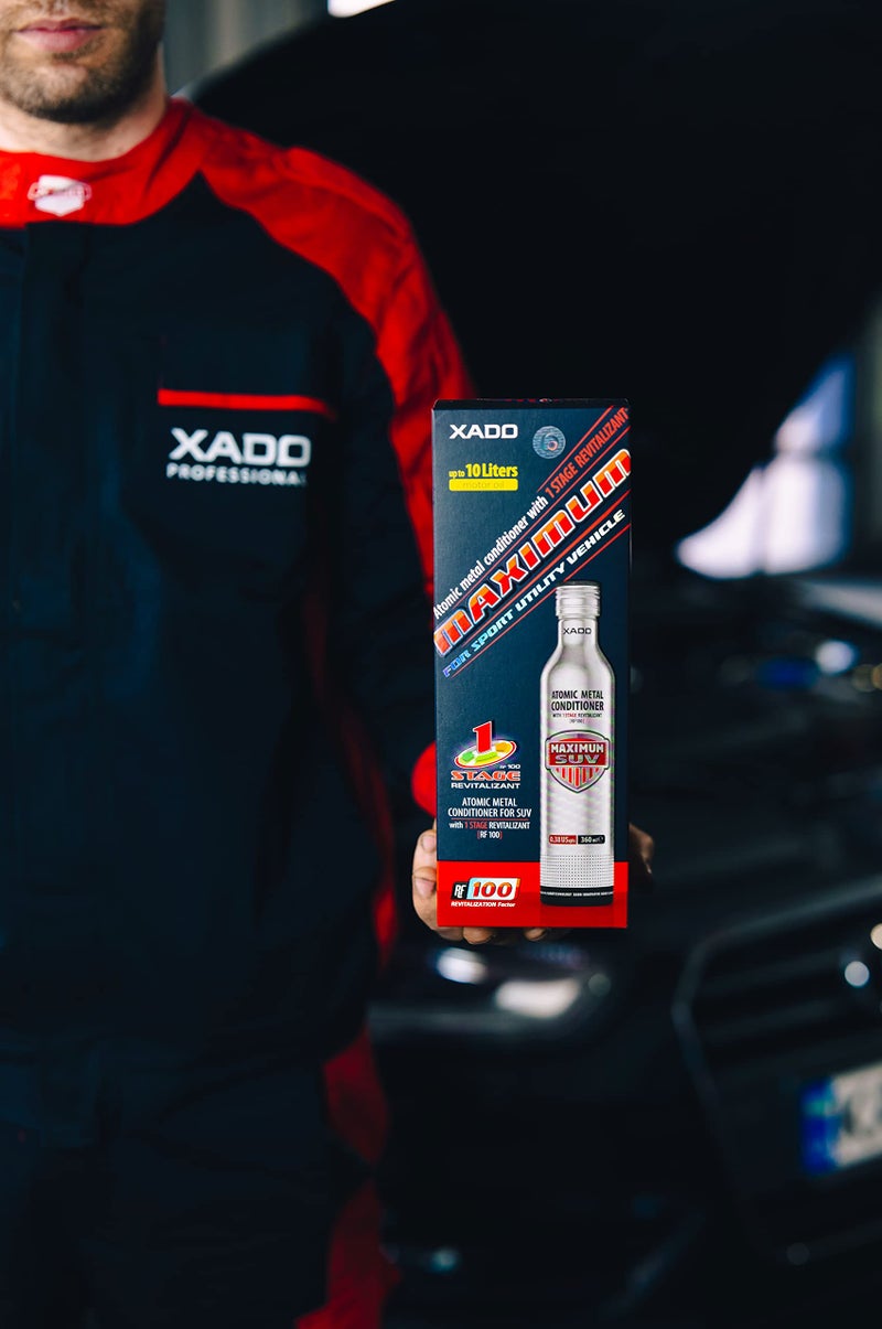 XADO Engine Oil additive - Protection for Engines - additive for wear Protection & rebuilding of Worn Metal Surfaces - Metal Conditioner w. Revitalizant 1Stage Maximum SUV (up to 10qt of Oil Capacity) - Image 2